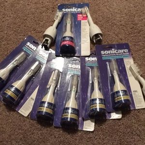 10 sonicate replacement brush heads, TX1, QP1,PS1